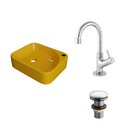 Kit Cuba Ro36 Cross Com Torneira 1198 E Válvula Click Amarelo