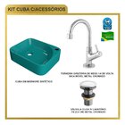 Kit Cuba Ro36 Cross Com Torneira 1198 E Válvula Click Azul Tu