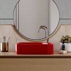 Kit Cuba Ro36 Cross Com Torneira 1198 E Válvula Click Vermelho