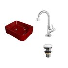 Kit Cuba Ro36 Cross Com Torneira 1198 E Válvula Click Vermelho