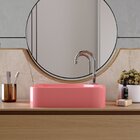 Kit Cuba Ro36 Cross Com Torneira 1198 E Válvula Metal Rosa