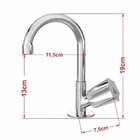 Kit Cuba Ro36 Cross Com Torneira C50 E Válvula Abs Com Sifão