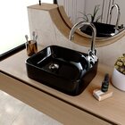 Kit Cuba Ro36 Cross Com Torneira Luxo E Válvula Botão Preto