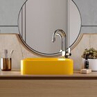 Kit Cuba Ro36 Cross Com Torneira Luxo E Válvula Click Amarelo