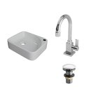 Kit Cuba Ro36 Cross Com Torneira Luxo E Válvula Click Branca