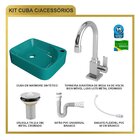 Kit Cuba Ro36 Cross Com Torneira Luxo E Válvula Metal Com Sif