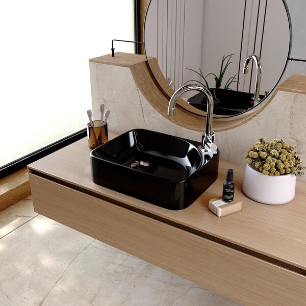 Kit Cuba Ro36 Cross Com Torneira Luxo Preto