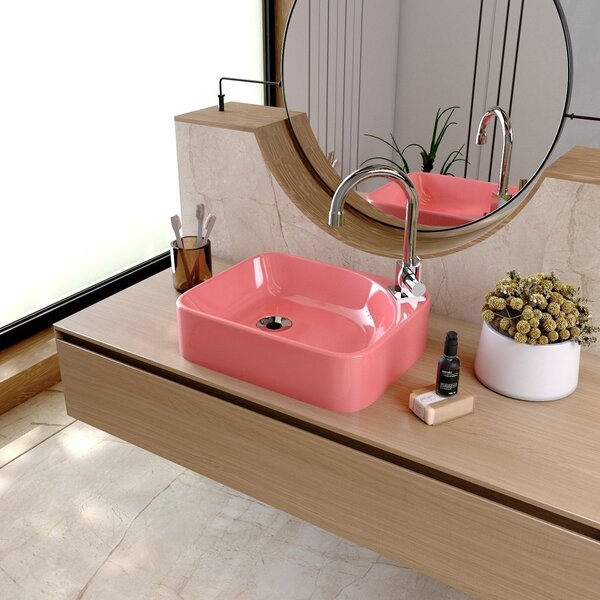 Kit Cuba Ro36 Cross Com Torneira Luxo Rosa