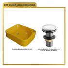 Kit Cuba Ro36 Cross Com Válvula Click Amarelo