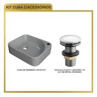 Kit Cuba Ro36 Cross Com Válvula Click Cinza
