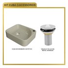 Kit Cuba Ro36 Cross Com Válvula Metal Bege