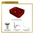 Kit Cuba Ro36 Cross Com Válvula Metal E Sifão Com Flexível Ve