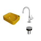 Kit Cuba Ro36 Roma Com Torneira 1198 E Válvula Botão Amarelo