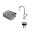 Kit Cuba Ro36 Roma Com Torneira 1198 E Válvula Botão Cinza