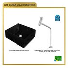 Kit Cuba Rt30 Riviera Com Torneira Link 1062 Preto