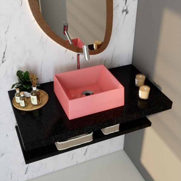 Kit Cuba Rt30 Riviera Com Válvula Metal Rosa