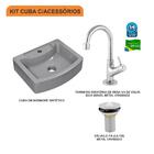 Kit Cuba Rt41 C/torneira 1198 Metal + Válvula 1'' (2,6cm)
