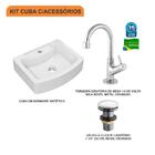 Kit Cuba Rt41 C/torneira 1198 Metal + Válvula Click 1 1/2'' (