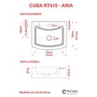 Kit Cuba Rt41 C/torneira Luxo 1195 + Válvula Click 1 1/2'' (0