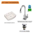 Kit Cuba Rt41 C/torneira Luxo 1195 + Válvula Click 1 1/2'' (0