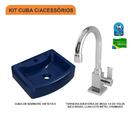 Kit Cuba Rt41 C/torneira Luxo 1195 Metal 1/4 Volta