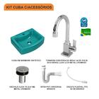 Kit Cuba Rt41 C/torneira Luxo 1195 Metal + Válvula Click 1''b
