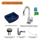 Kit Cuba Rt41 C/torneira Luxo 1195 Metal + Válvula Click 1''b