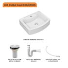 Kit Cuba Rt41 C/válvula 1'' (2,6cm) + Sifão Pvc + Flexível