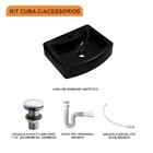 Kit Cuba Rt41 C/válvula Click 1 1/2'' (04cm) + Sifão Pvc + Fl