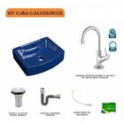 Kit Cuba Rt41 Com Torneira 1198 Metal E Válvula 1 Polegada E