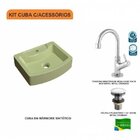 Kit Cuba Rt41 Com Torneira 1198 Metal E Válvula Click 1 Poleg