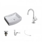 Kit Cuba Rt41 Com Torneira 1198 Metal E Válvula Click 1 Poleg