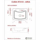 Kit Cuba Rt41 Com Torneira 1198 Metal E Válvula Click 1 Poleg