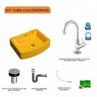 Kit Cuba Rt41 Com Torneira 1198 Metal E Válvula Click 1 Poleg