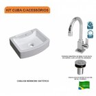 Kit Cuba Rt41 Com Torneira Luxo 1195 E Válvula Click 1 Polega