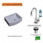 Kit Cuba Rt41 Com Torneira Luxo 1195 E Válvula Click 1 Polega