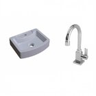 Kit Cuba Rt41 Com Torneira Luxo 1195 Metal 1/4 Volta Compace