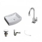 Kit Cuba Rt41 Com Torneira Luxo 1195 Metal E Válvula Click 1