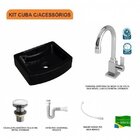 Kit Cuba Rt41 Com Torneira Luxo 1195 Metal E Válvula Click 1