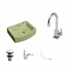 Kit Cuba Rt41 Com Torneira Luxo 1195 Metal E Válvula Click 1