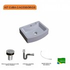 Kit Cuba Rt41 Com Válvula Click 1 Polegada B E Sifão Cromado