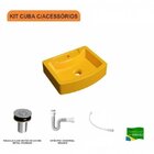 Kit Cuba Rt41 Com Válvula Click 1 Polegada B E Sifão Pvc E Fl