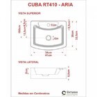 Kit Cuba Rt41 Com Válvula Click 1 Polegada G Compace Cinza