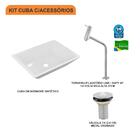 Kit Cuba Rt45 C/torneira Link 1062 Metal + Válvula 1'' (2,6cm)