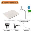 Kit Cuba Rt45 C/torneira Link 1062 Metal + Válvula Click 1''b
