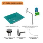 Kit Cuba Rt45 C/torneira Link 1062 Metal + Válvula Click 1''b