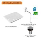 Kit Cuba Rt45 C/torneira Link 1062 Metal + Válvula Click 1''b