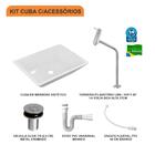 Kit Cuba Rt45 C/torneira Link 1062 Metal + Válvula Click 1''b