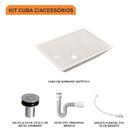 Kit Cuba Rt45 C/válvula Click 1''b (2,6cm) + Sifão Pvc + Flex