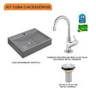 Kit Cuba Rt49 C/torneira 1198 Metal + Válvula 1'' (2,6cm)